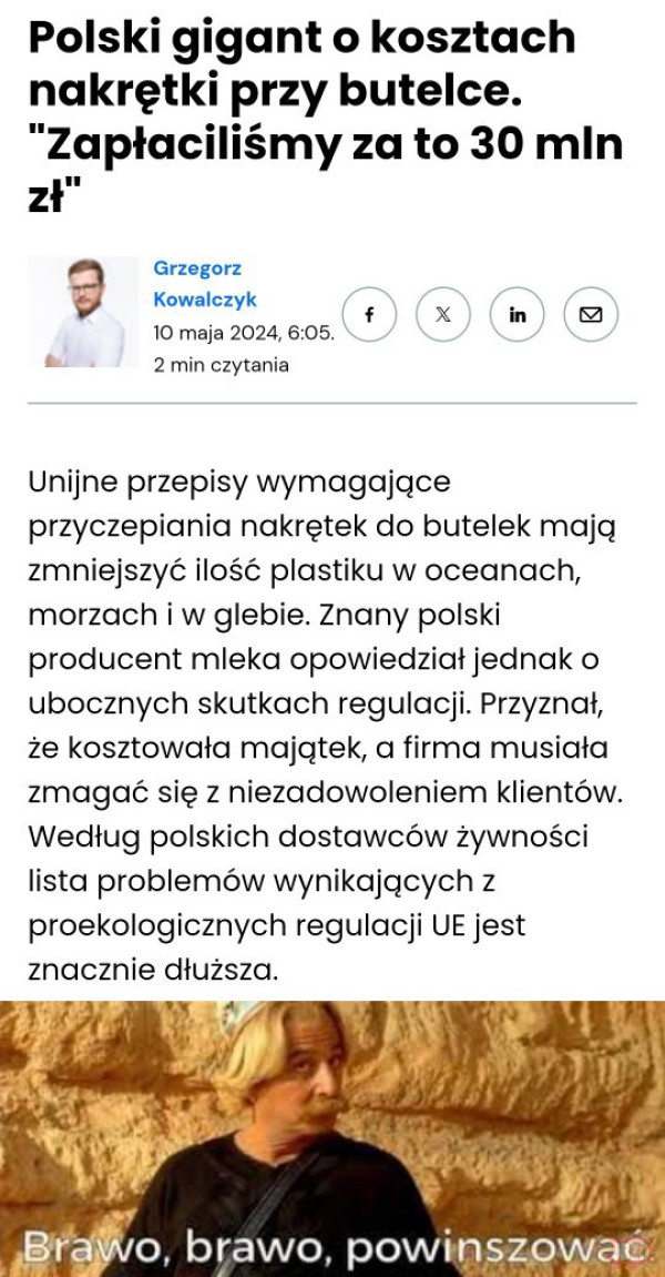 Zajebisty pomysł, wkurwił wszystkich i przy tym nie mieli z tego żadnych korzyści