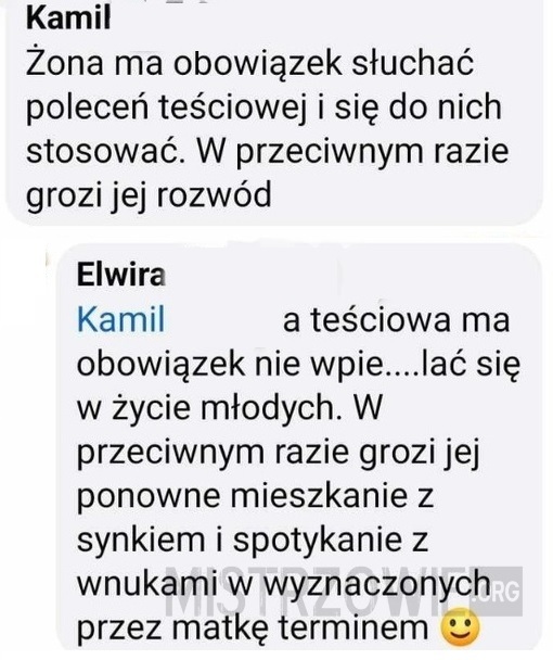 Żona i teściowa –