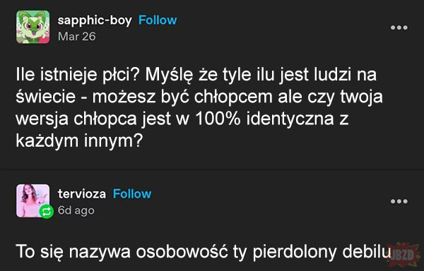 Duże ilości płci