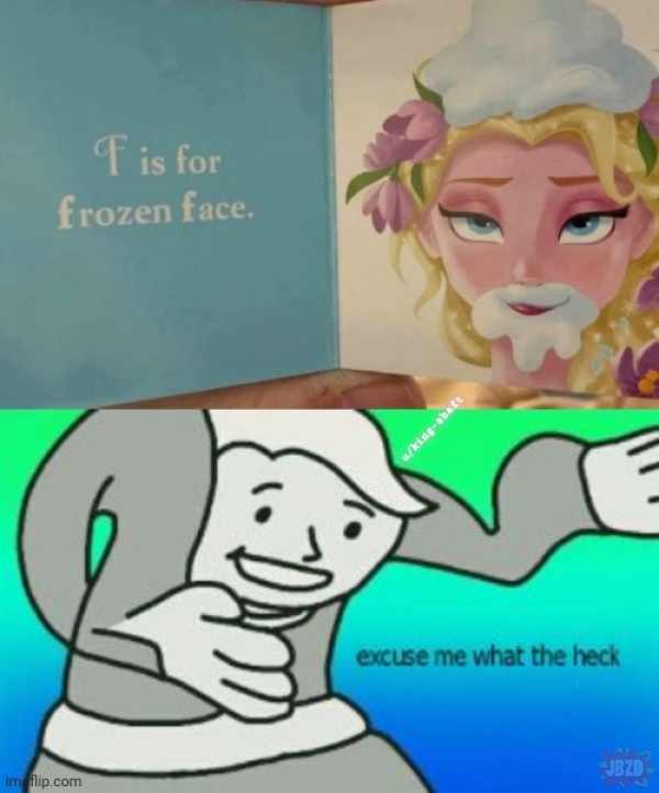 Frozen face